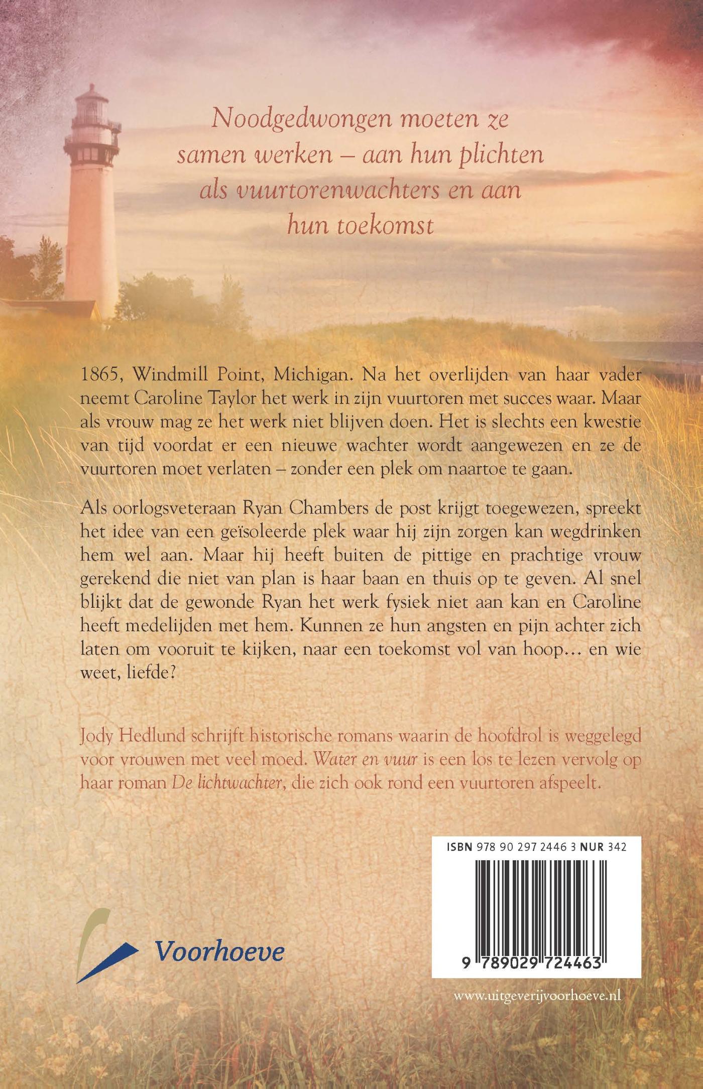 Achterkant van Water en vuur