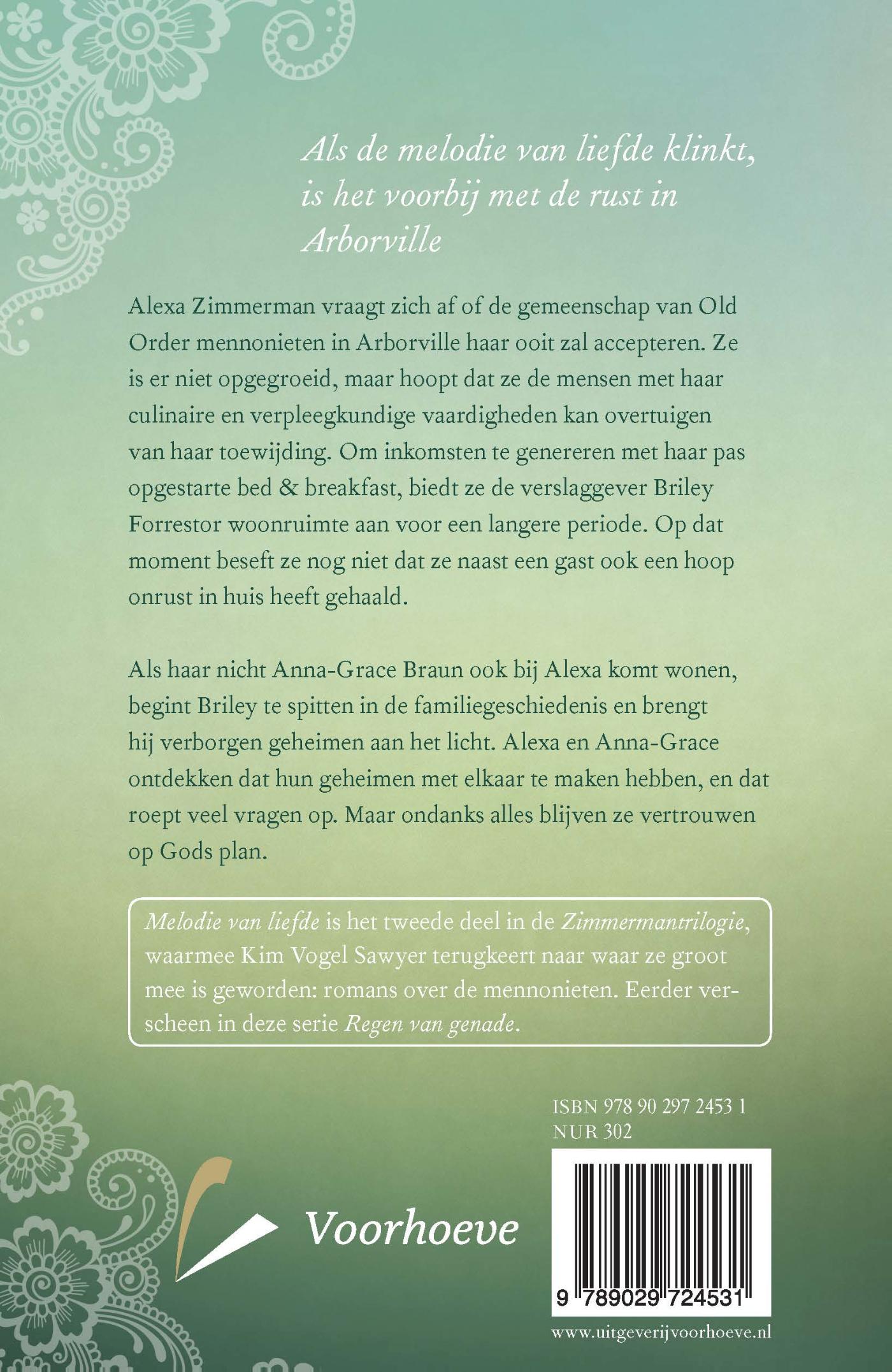 Achterkant van Melodie van liefde