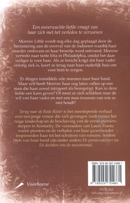 Achterkant van Terug naar de Rode Rivier