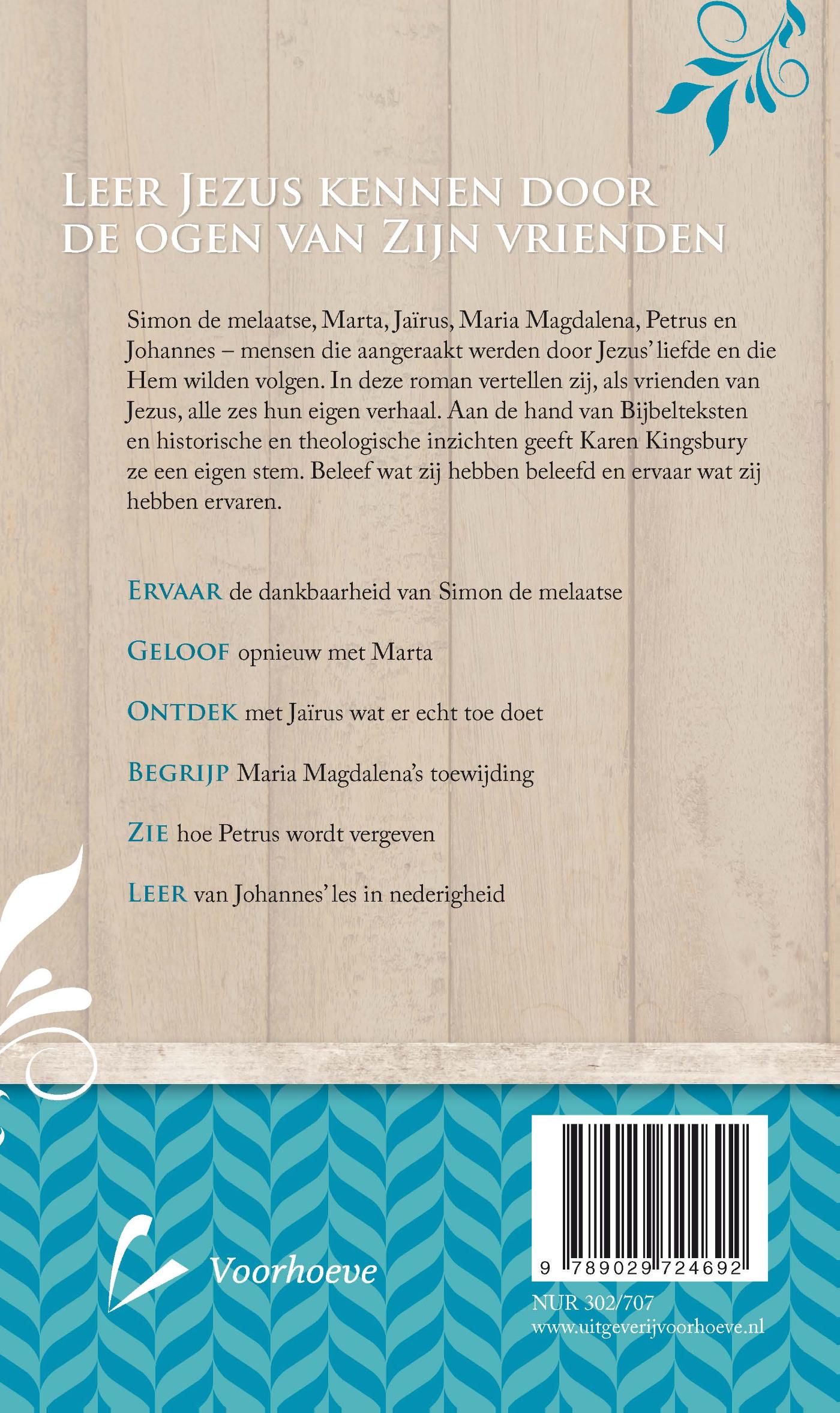 Achterkant van De vrienden van Jezus