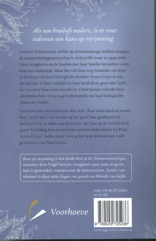 Achterkant van Kans op verzoening