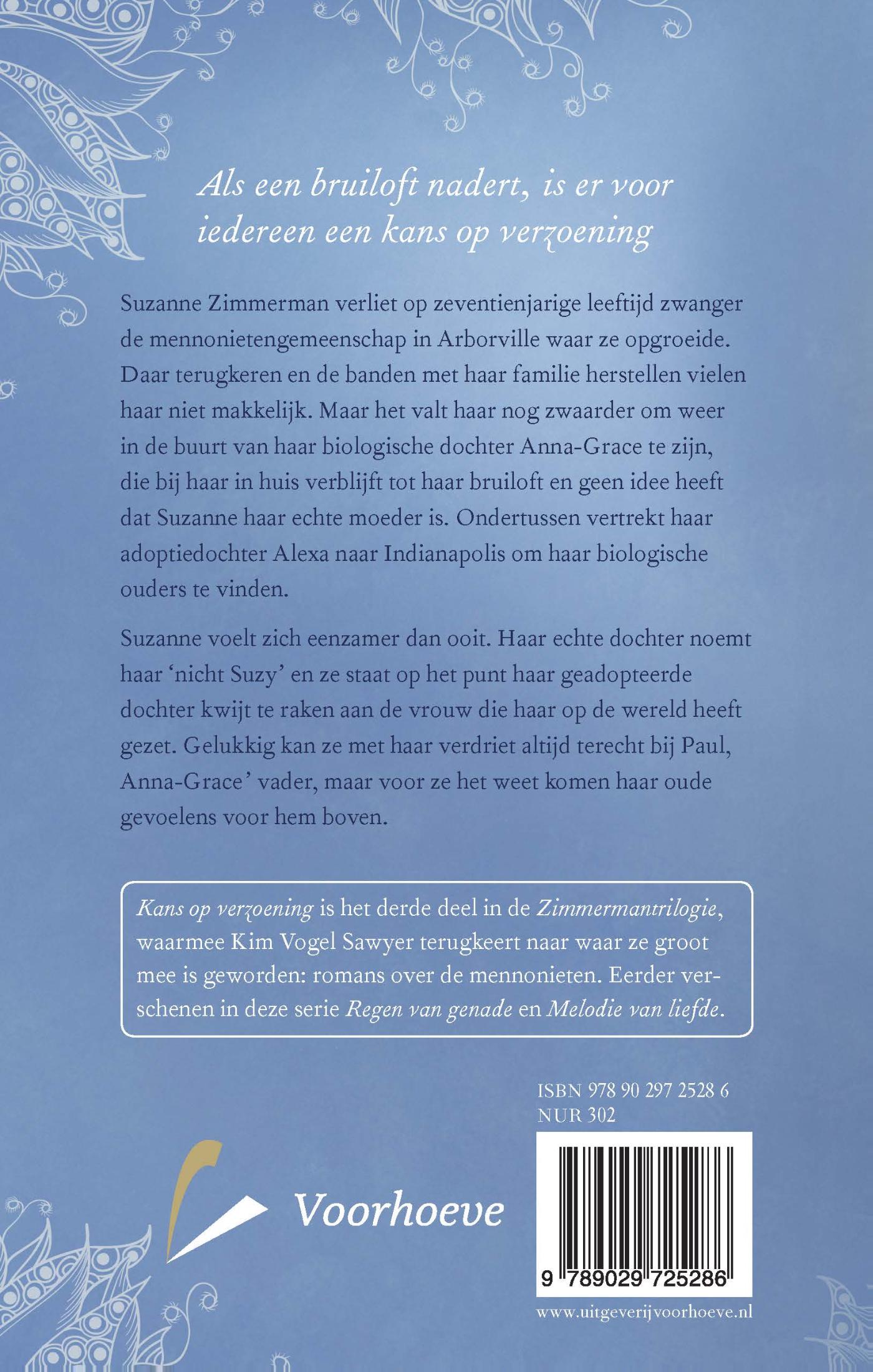 Achterkant van Kans op verzoening