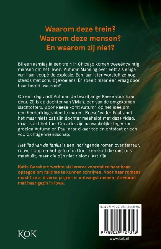 Achterkant van Het lied van de feniks