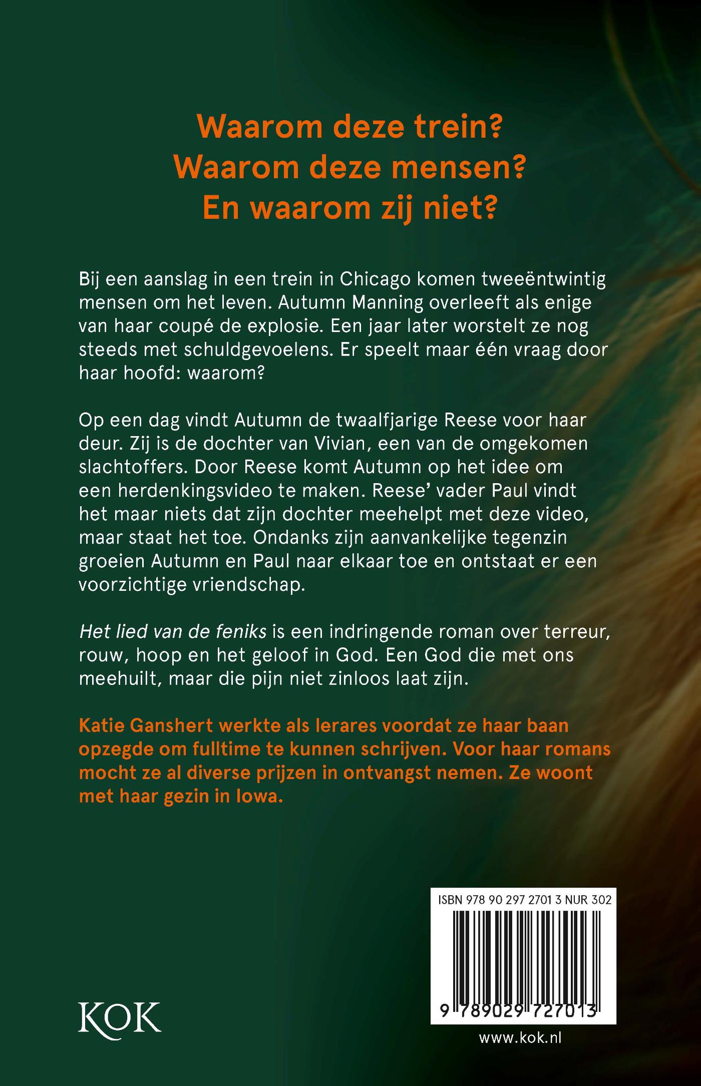 Achterkant van Het lied van de feniks