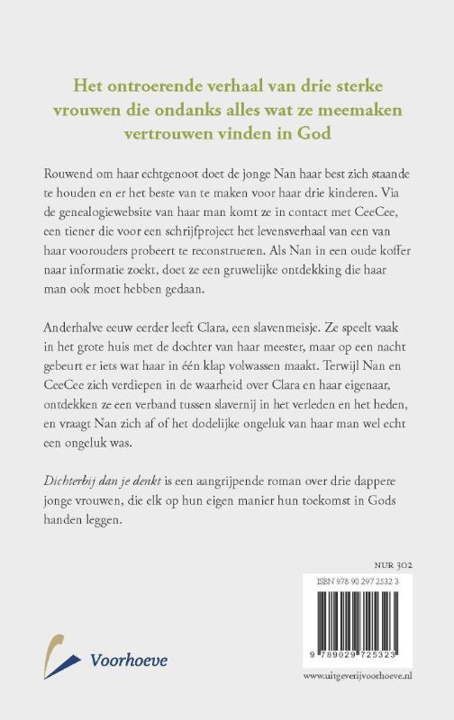 Achterkant van Dichterbij dan je denkt