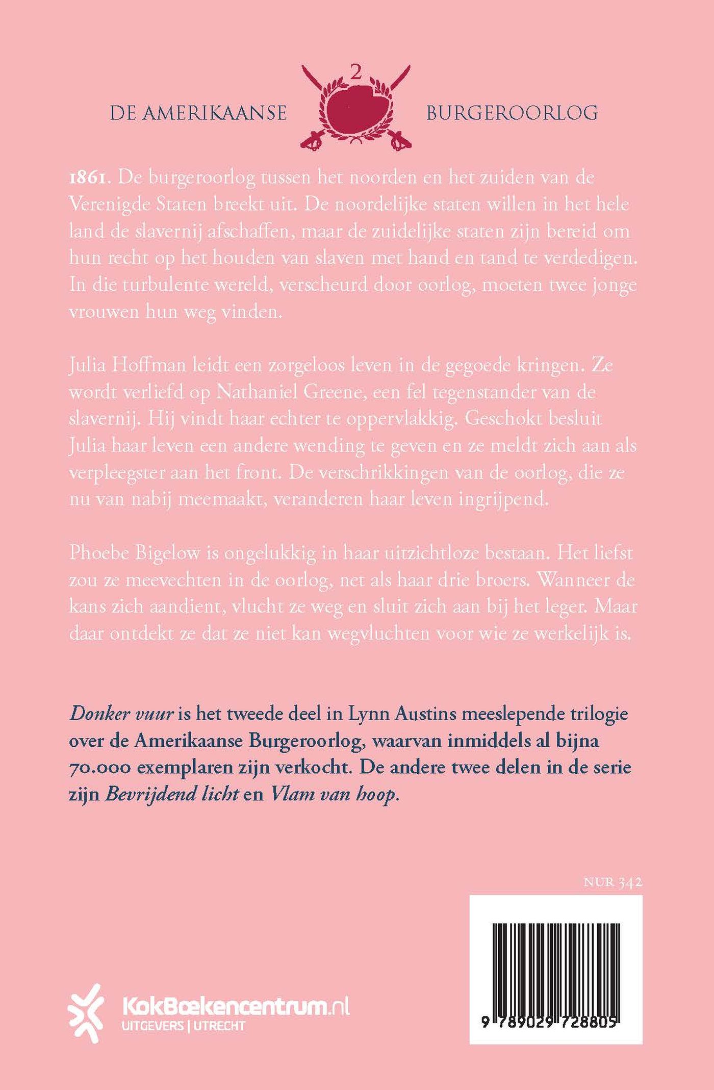 Achterkant van Donker Vuur