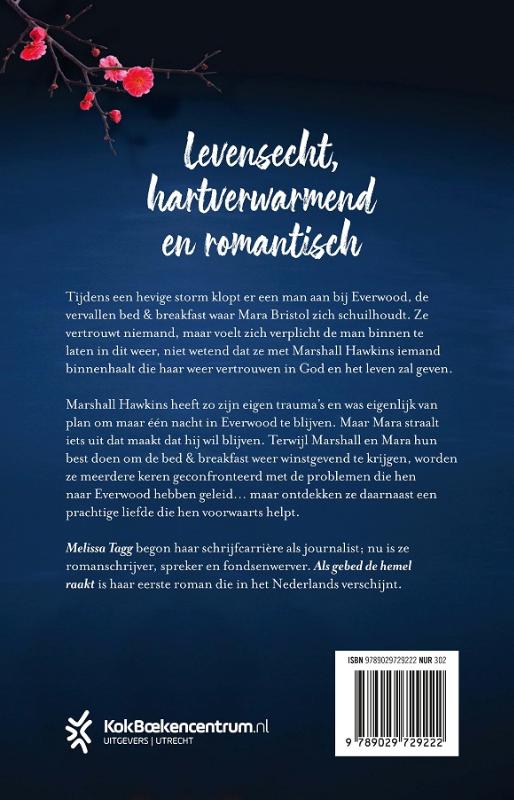 Achterkant van Als gebed de hemel raakt