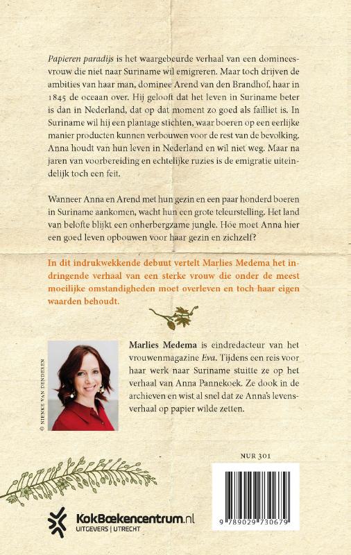 Achterkant van Papieren paradijs