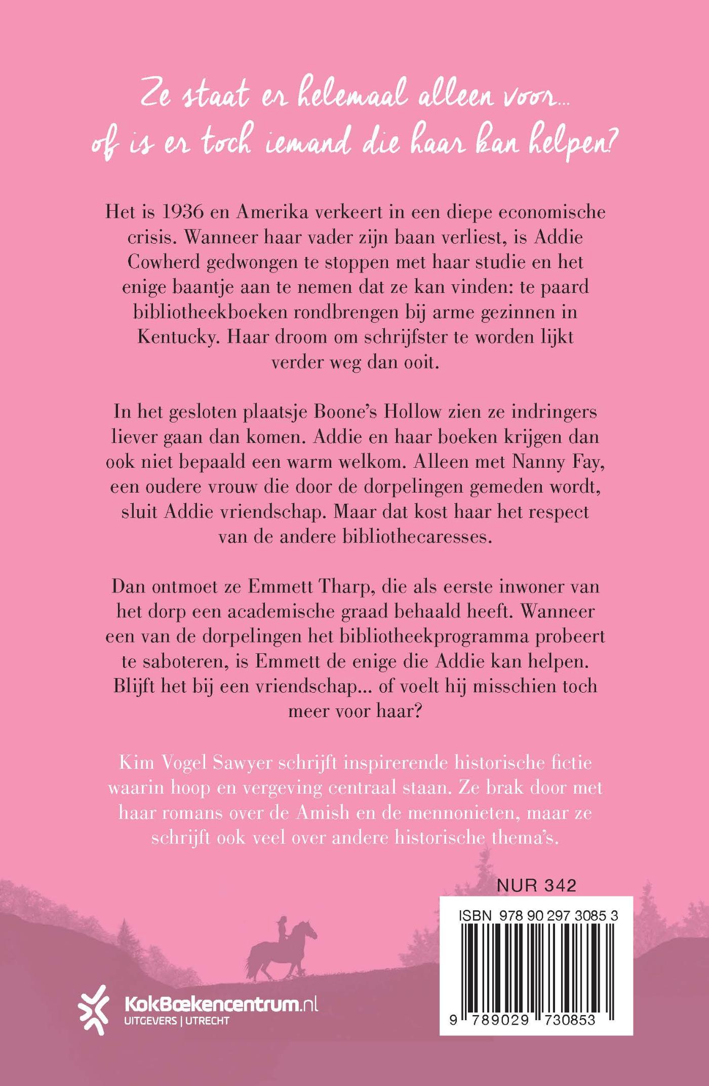 Achterkant van De droom van de bibliothecaresse