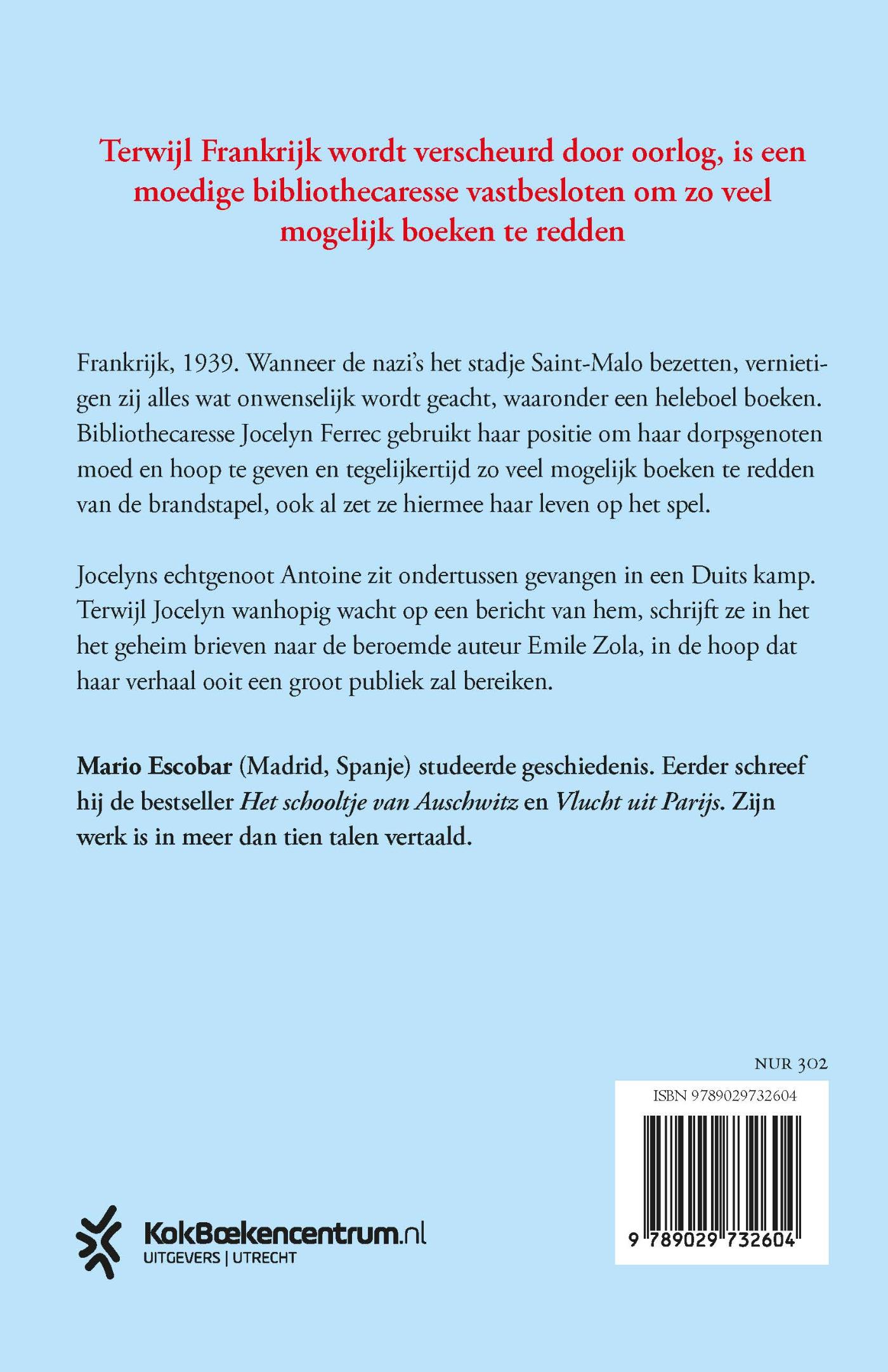 Achterkant van De bibliotheek van Saint-Malo