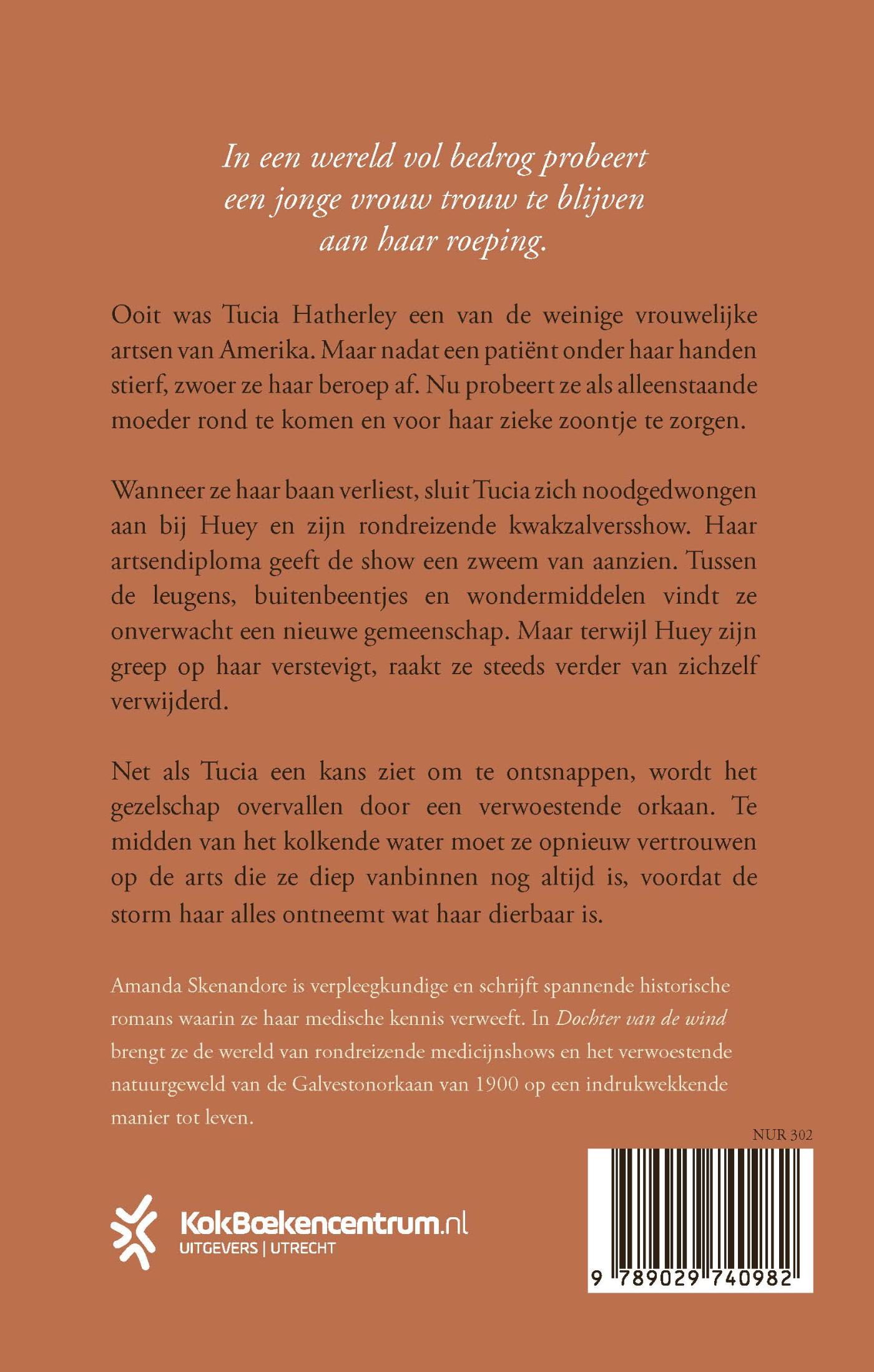 Achterkant van Dochter van de wind