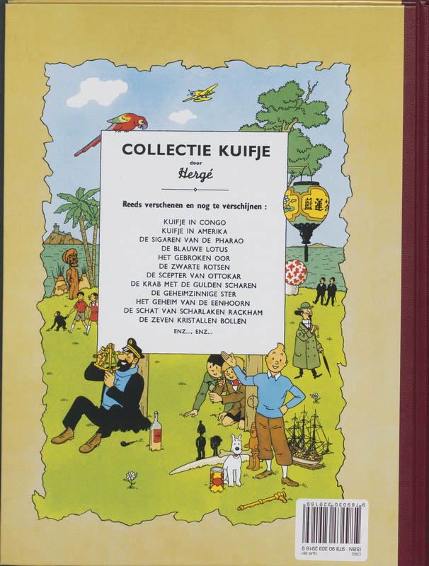 Achterkant van Het geheim van de eenhoorn