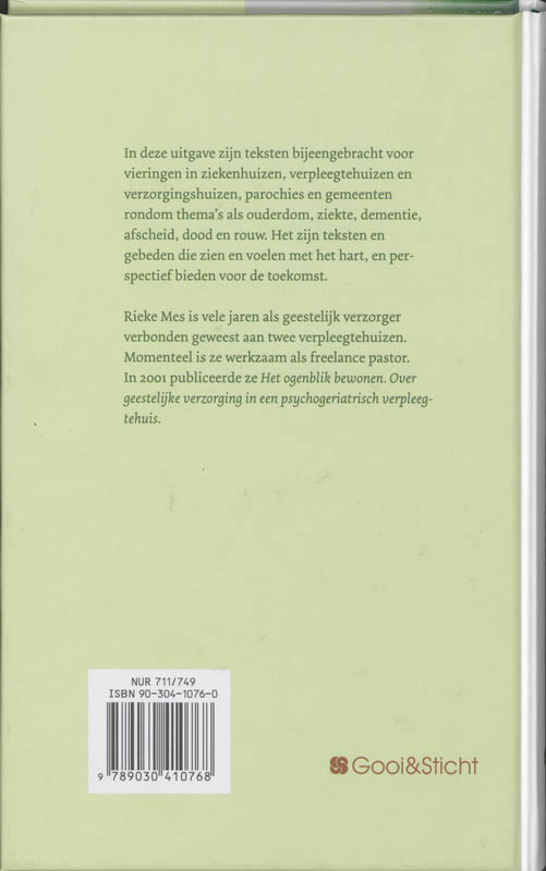 Achterkant van Als het hout teder wordt
