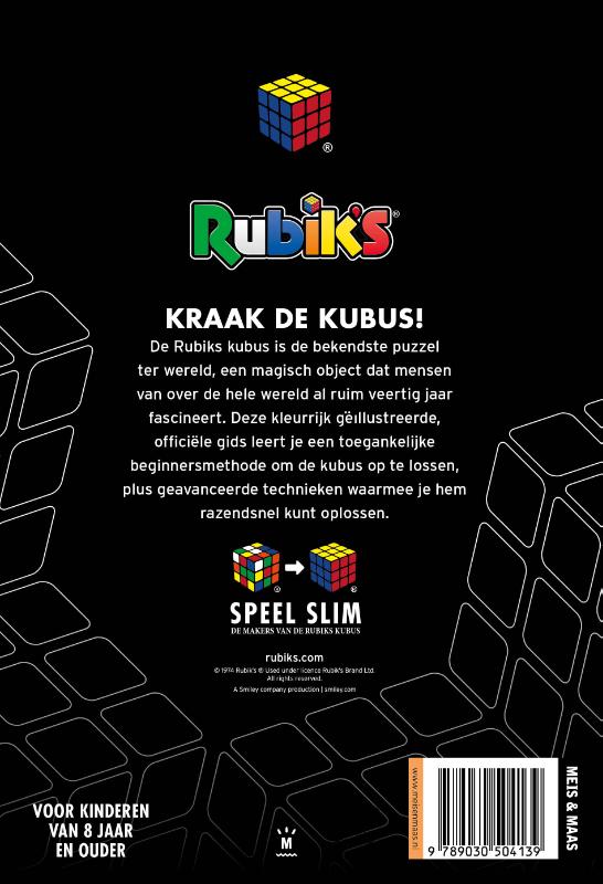 Achterkant van De Rubik's kubus
