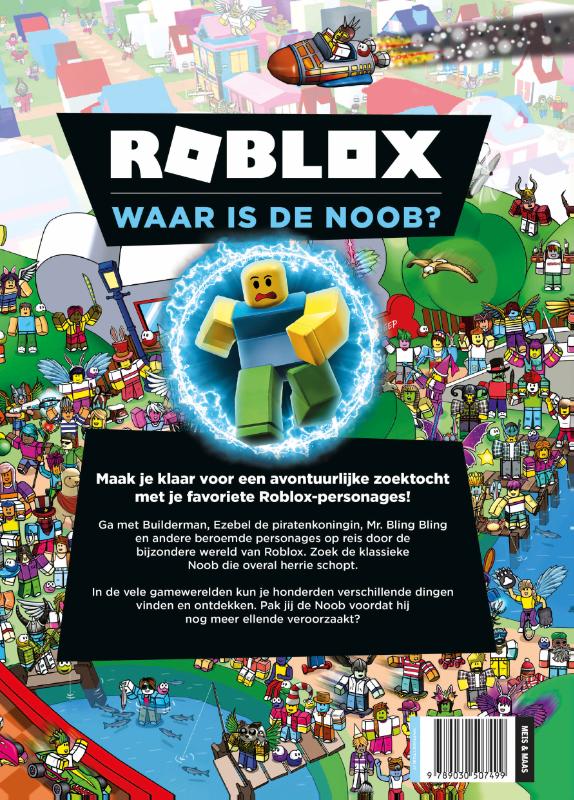 Achterkant van Roblox Waar is de Noob