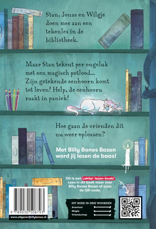 Achterkant van Eenhoorn in paniek!