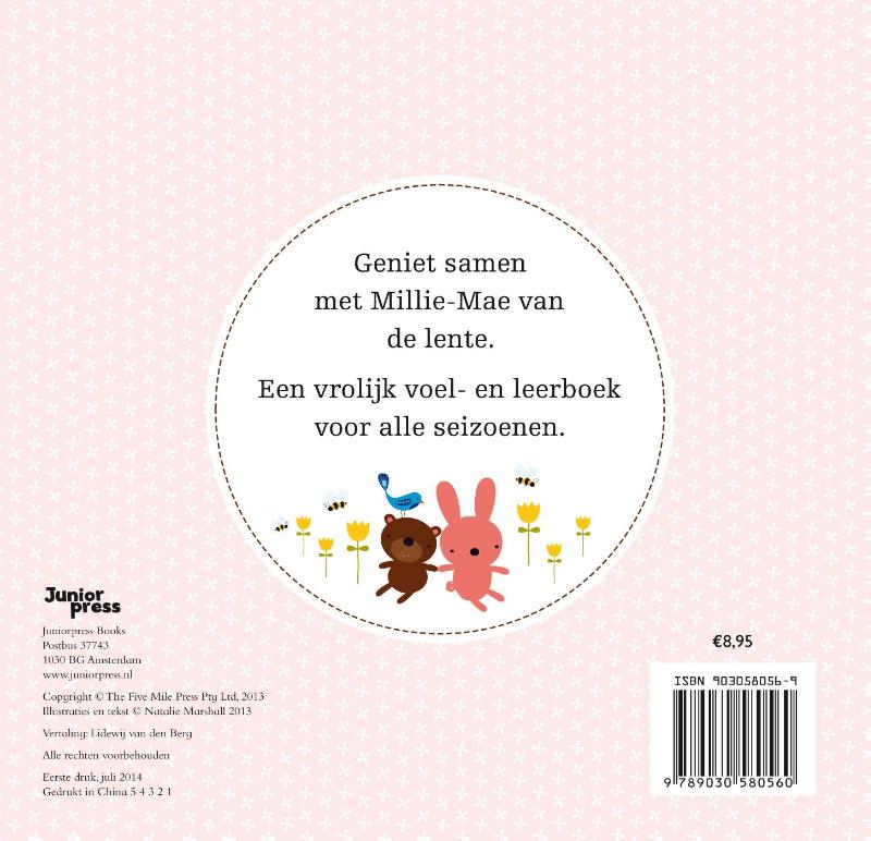 Achterkant van In de lente