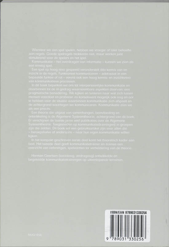 Achterkant van Ondubbelzinnig