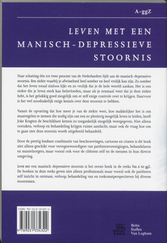 Achterkant van Leven met een manisch-depressieve stoornis
