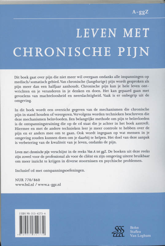 Achterkant van Leven met chronische pijn