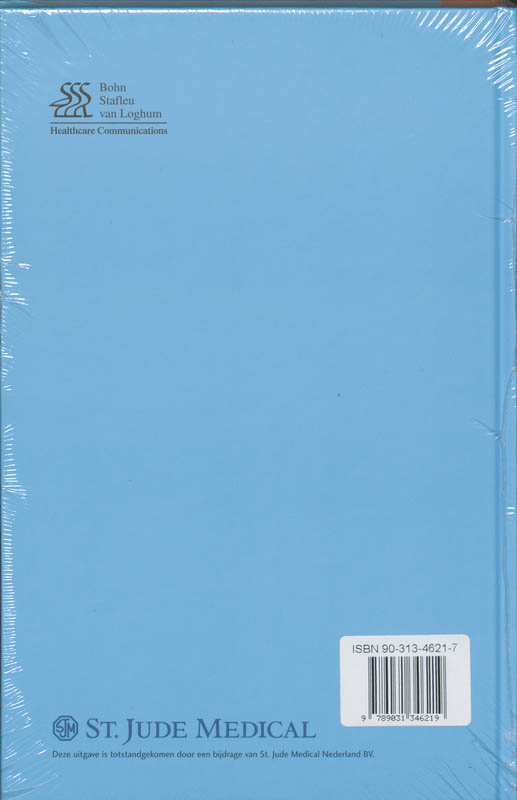 Achterkant van Leerboek elektrocardiologie