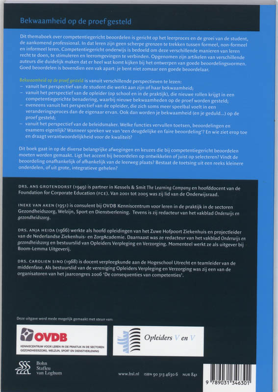 Achterkant van Bekwaamheid op de proef gesteld