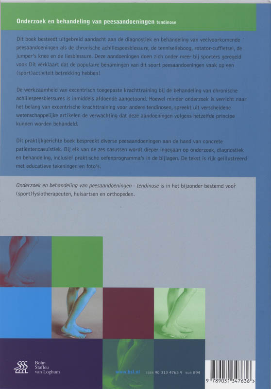 Achterkant van Tendinose