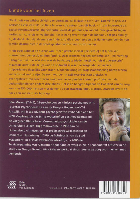 Achterkant van Liefde voor het leven