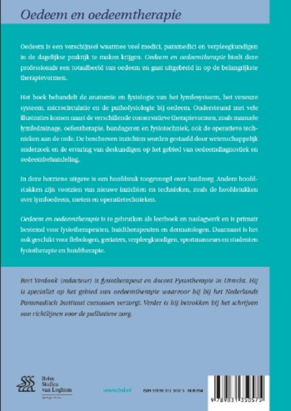Achterkant van Oedeem en oedeemtherapie