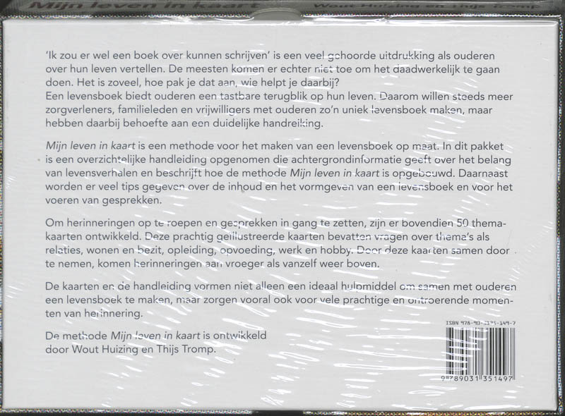 Achterkant van Mijn leven in kaart