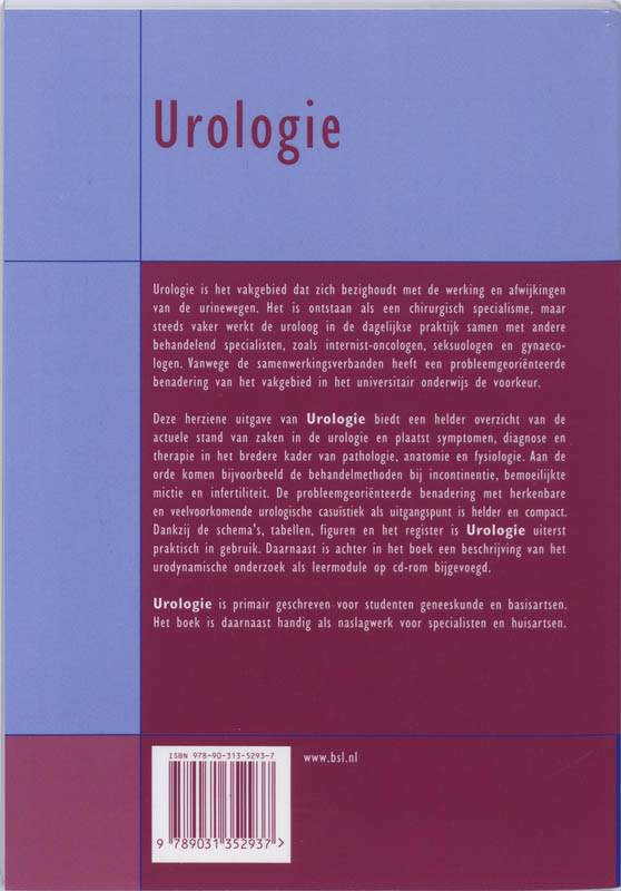 Achterkant van Urologie