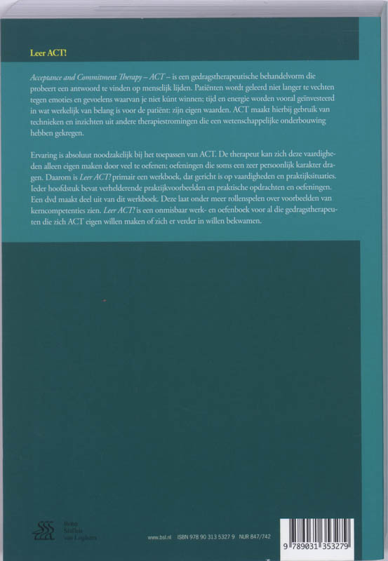 Achterkant van Leer ACT!