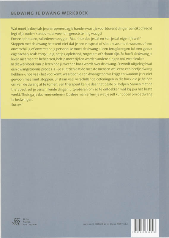 Achterkant van Werkboek