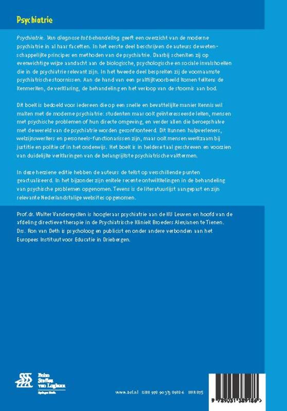 Achterkant van Psychiatrie