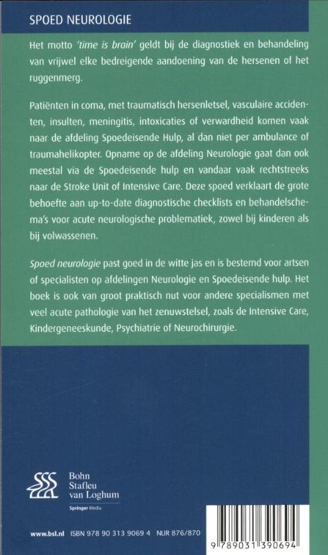 Achterkant van Spoed neurologie