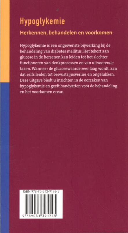 Achterkant van Hypoglykemie