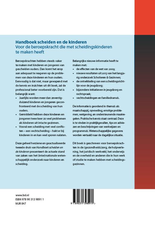 Achterkant van Handboek scheiden en de kinderen