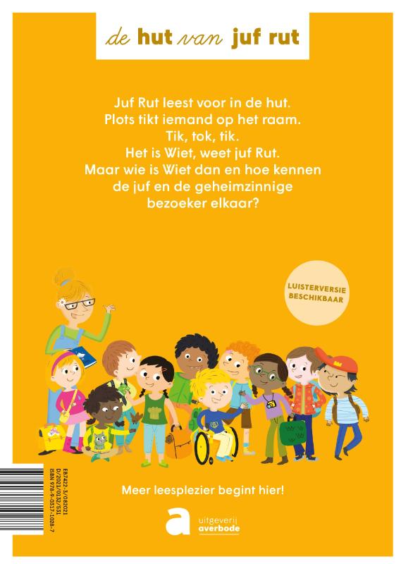 Achterkant van de hut van juf rut: tik, tik, wie is daar?