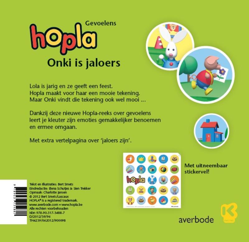 Achterkant van Onki is jaloers