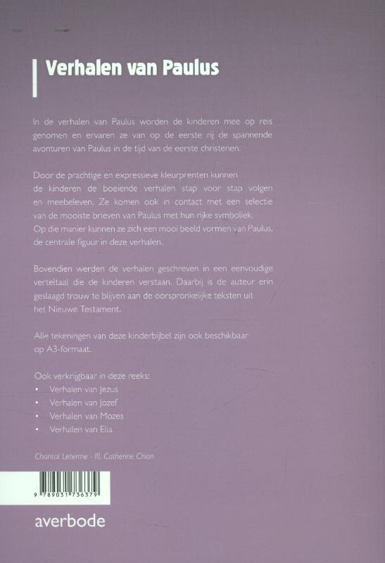 Achterkant van Verhalen van Paulus