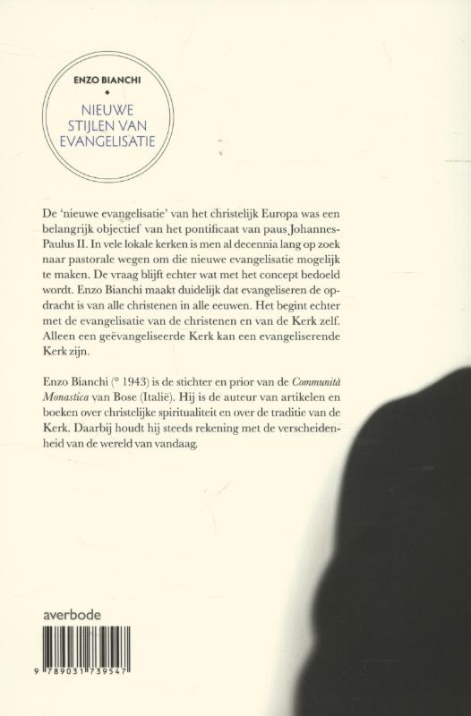 Achterkant van Nieuwe stijlen van evangelisatie