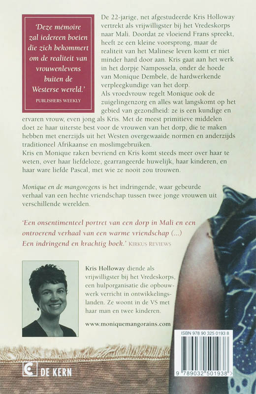 Achterkant van Monique en de mangoregens