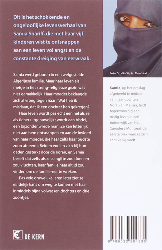 Achterkant van Sluier van angst