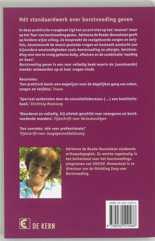 Achterkant van Borstvoeding geven