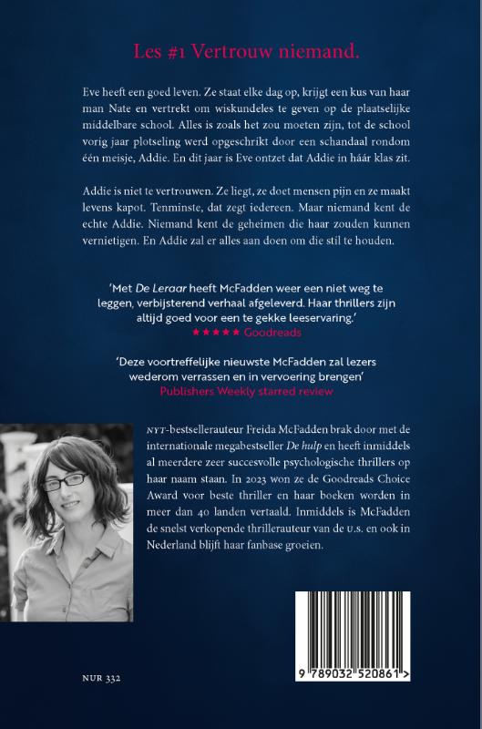 Achterkant van De leraar
