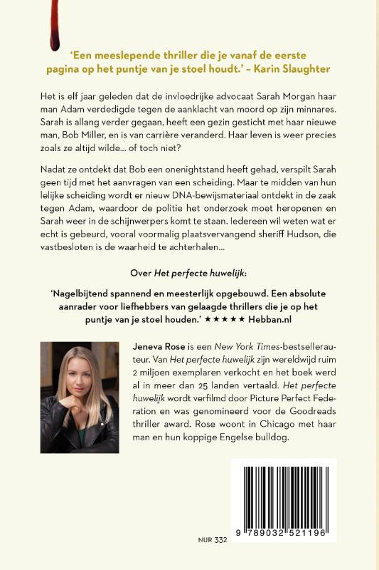 Achterkant van De perfecte scheiding