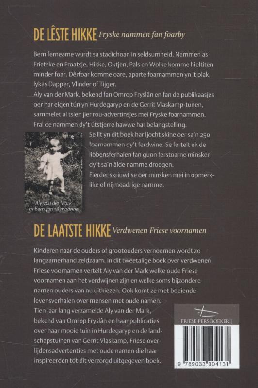 Achterkant van De leste Hikke