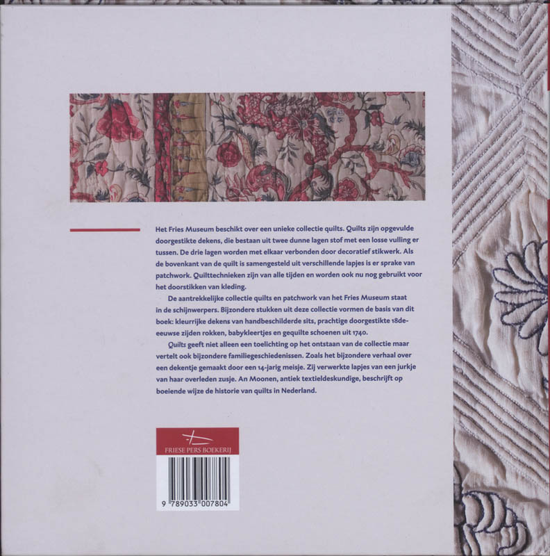 Achterkant van Quilts