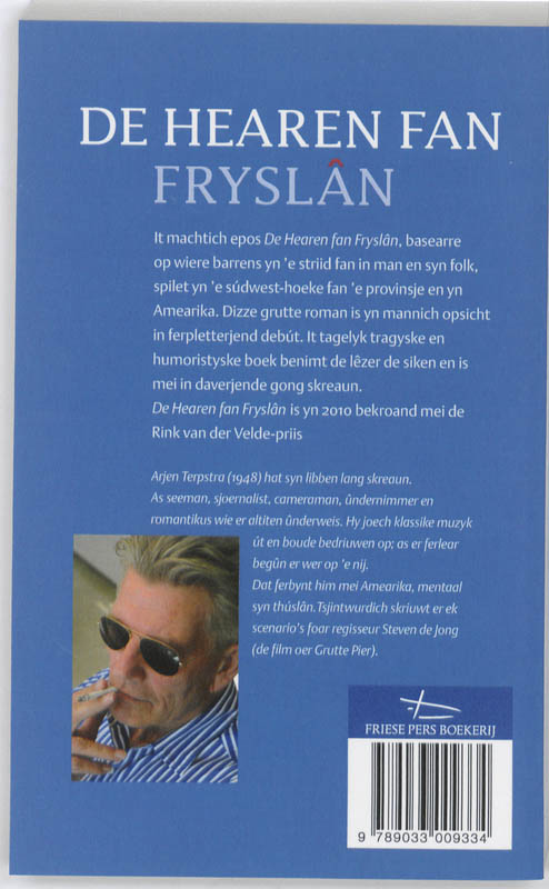 Achterkant van De hearen fan Fryslan