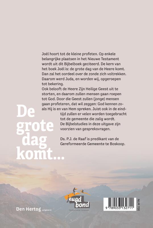 Achterkant van De grote dag komt...